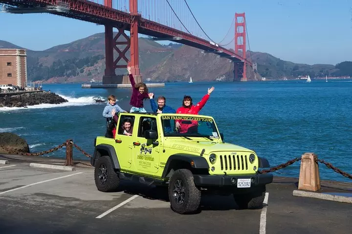 San Francisco Private Group Open-air Jeep Tour - Primary Image