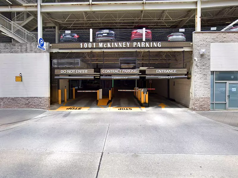 Parking at 1001 McKinney St. Garage