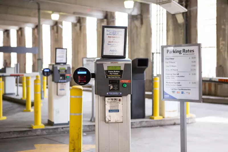 Parking at 600 Park Garage