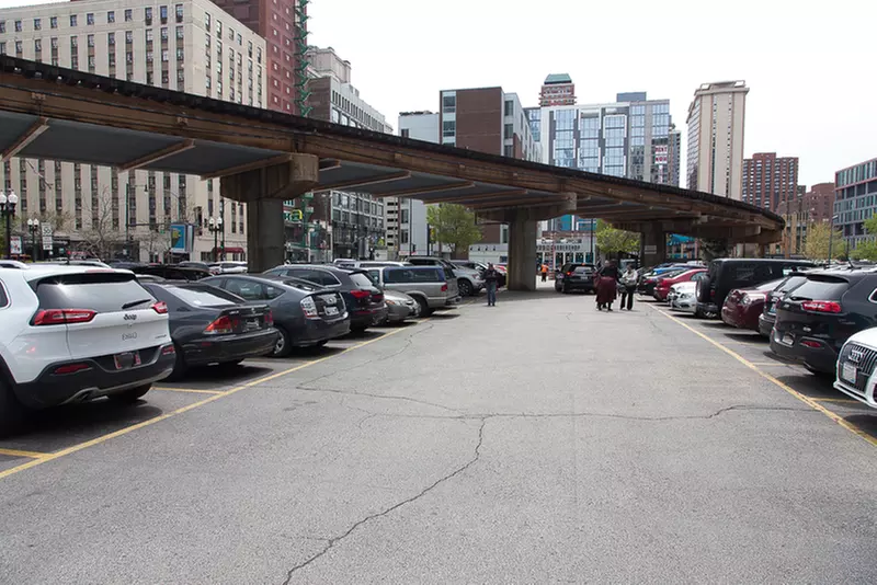 Parking at Loop Auto Parks Lot