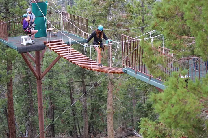 Zipline Tour - 9 high-speed ziplines & fun suspension bridge