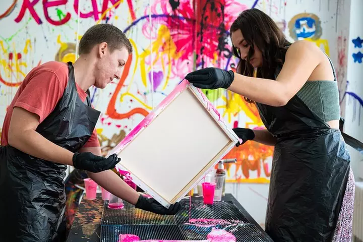 Fluid Art Painting Workshop In New York City - Primary Image