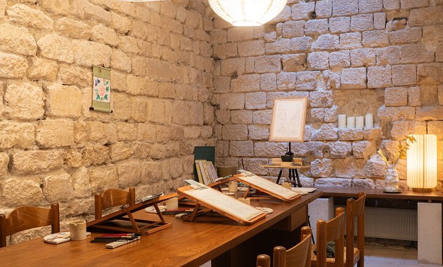 Image 8: Atelier d'aquarelle cinématographique et expérience thé au Boma Café