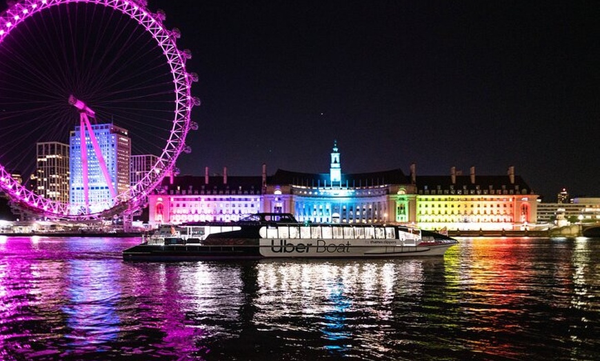 Image 4: London: Uber Boat - Single Journey River Thames Cruise