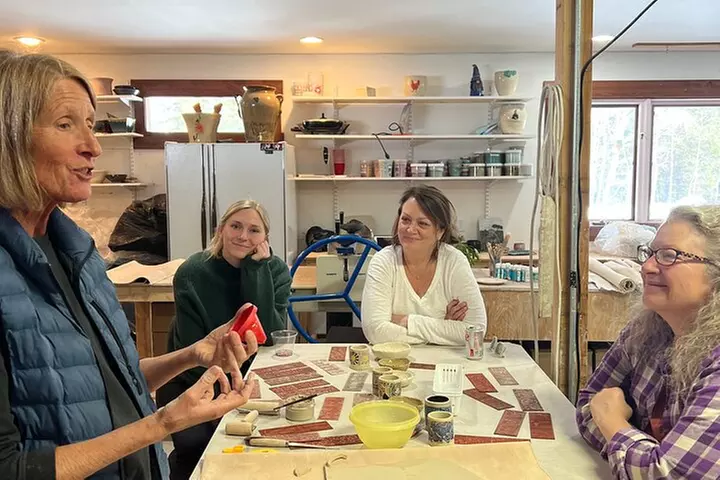 Pottery lesson Just For The Fun Of It.