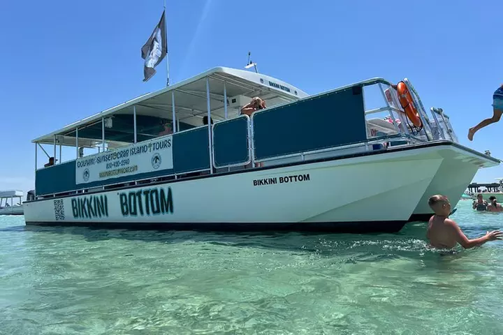 3 hour Crab Island Tour with swimming *bathrooom on board*
