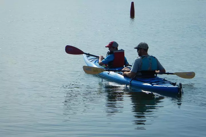 Oyster Farm & Complimentary Tasting Sea Kayak Tour in Casco Bay