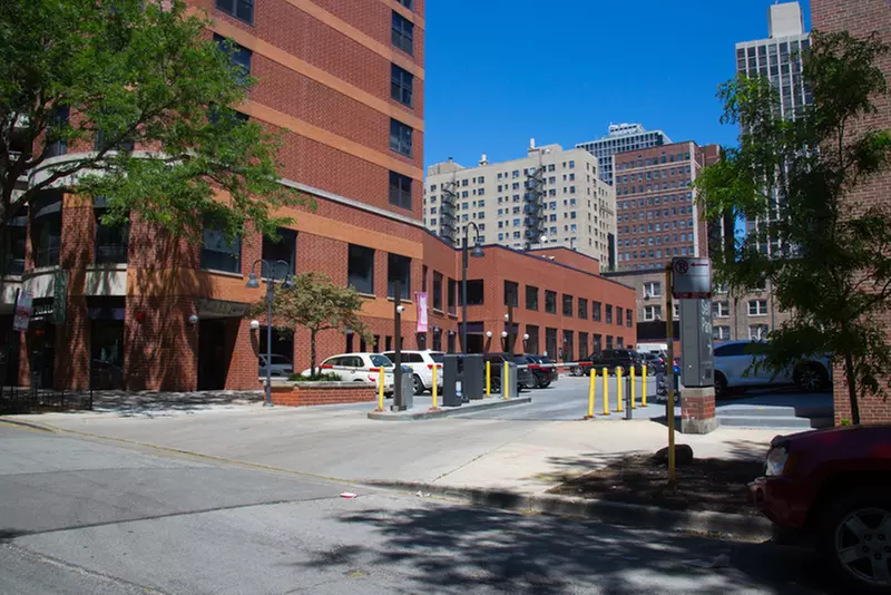 Parking at Belden Center Lot