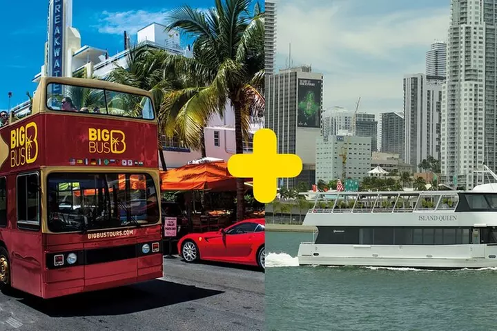 Miami Combo: Open-top Bus Tour and Sightseeing Bay Cruise - Primary Image