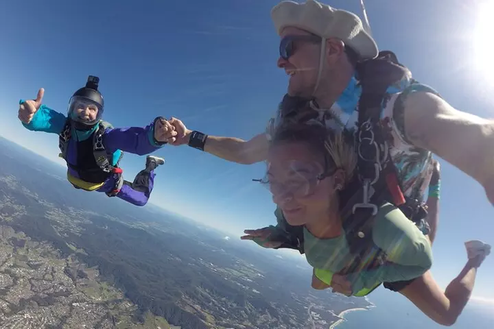 Coffs Harbour Ground Rush or Max Freefall Tandem Skydive on the Beach