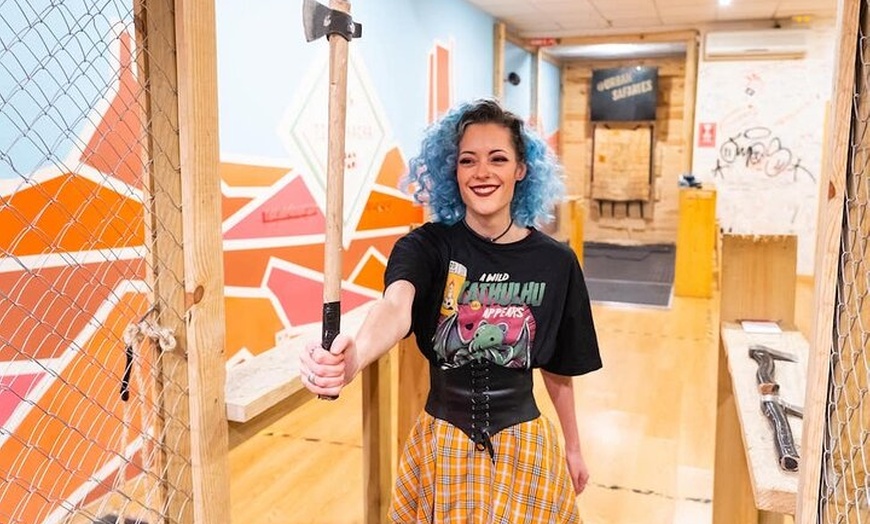 Image 10: Sesión Tiro de Hacha 1 hora