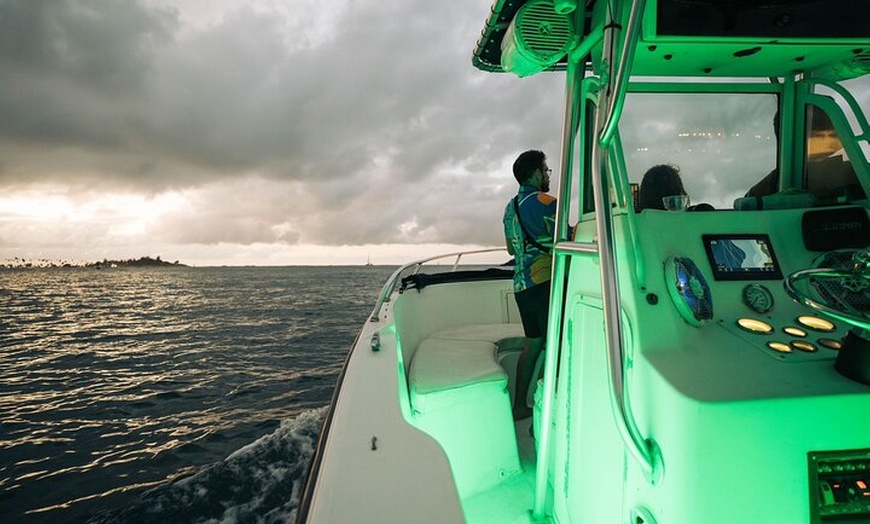Image 28: Private Old San Juan Bay Boat Sunset-Night Cruise
