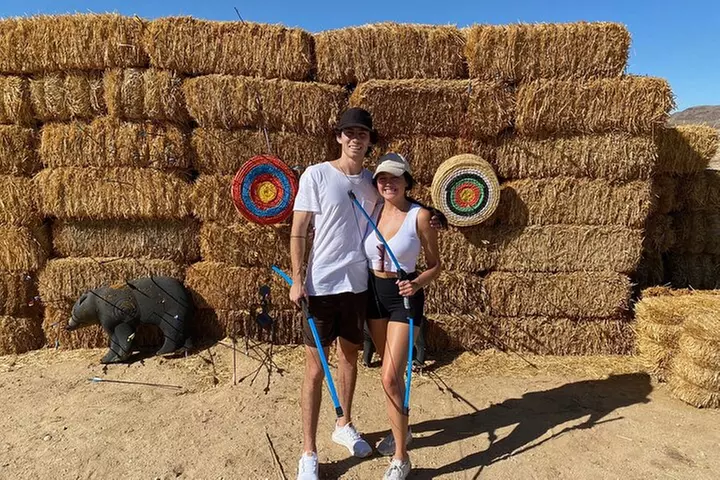 Private 1-Hour Archery Experience around Joshua Tree National Park.
