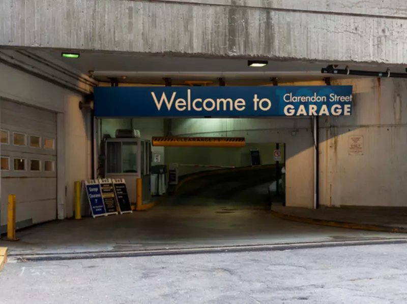 Parking at 100 Clarendon St. Garage
