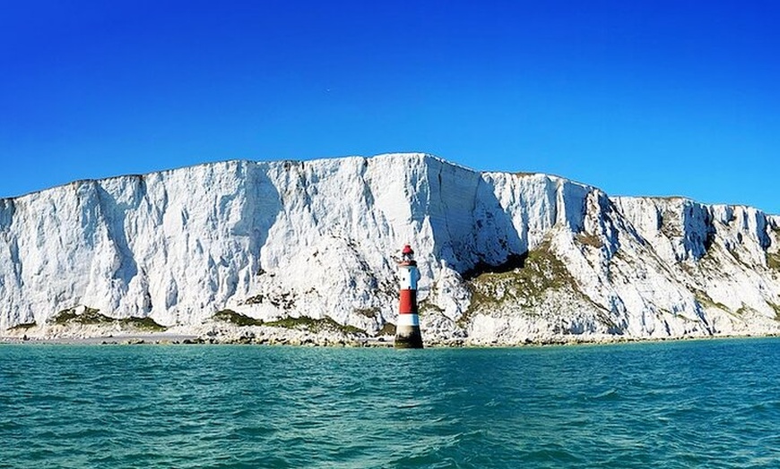 Image 1: The Seven Sisters & Beachy Head Lighthouse Boat Trip Adventure