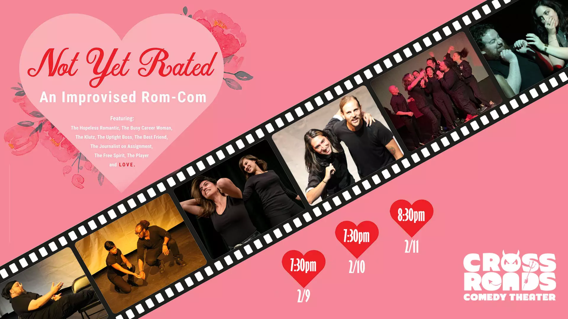 "Not Yet Rated": An Improvised Rom-Com - Saturday, Feb 11, 2023 / 8:30pm - Primary Image