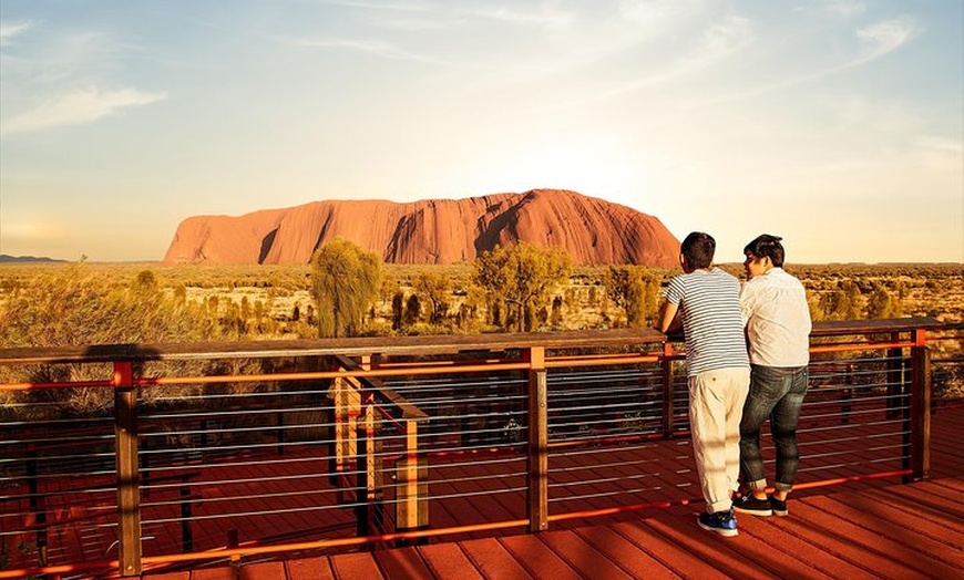 Image 2: Uluru Sunrise (Ayers Rock) and Kata Tjuta Half Day Trip