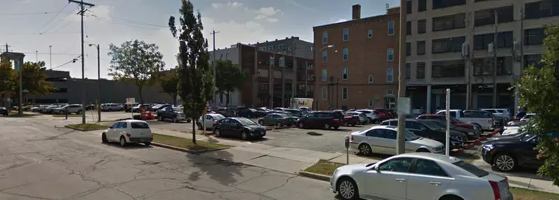Parking at 315 N. Jefferson St. Lot