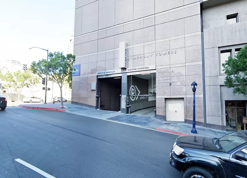Parking at Symphony Towers Garage