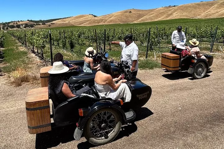 Vineyard Rides Paso Robles Sidecar Wine Adventure
