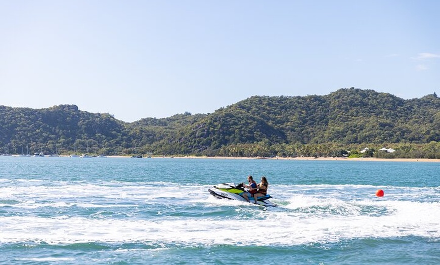 Image 1: Magnetic Island 30 Minute Jetski Hire for 1-4 people plus GoPro.