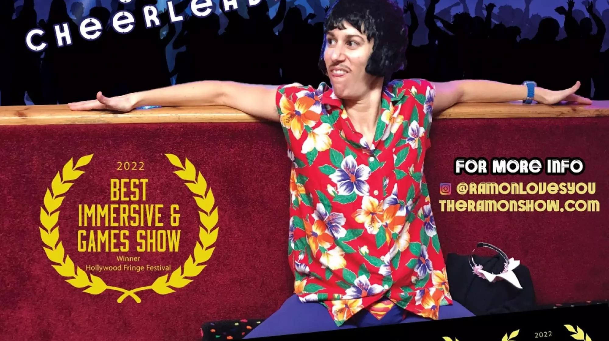 "The Ramón Show: Spiritual Cheerleading 101" - Queerly Festival - Sunday, Jul 2, 2023 / 7:00pm - Primary Image