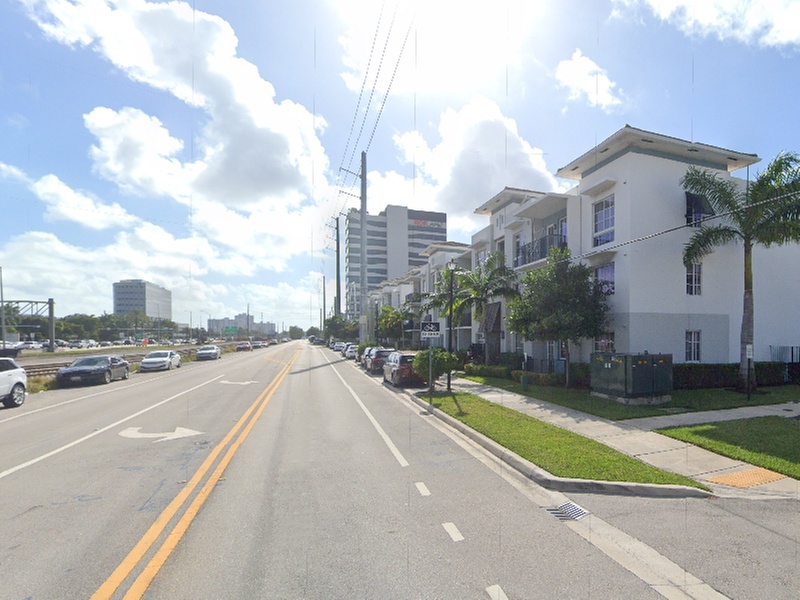 Parking at Brightline Aventura Lot
