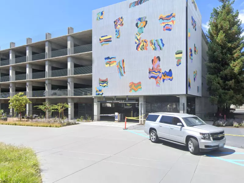 Parking at Alley Entrance - Hollis Business Center Garage