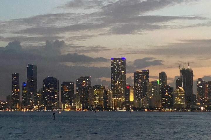 Miami: Biscayne Bay Star Island Sightseeing Cruise+Miami Skyline