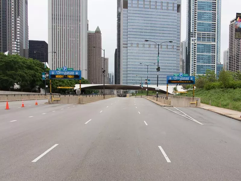 Parking at Millennium Park - Underground Entrance