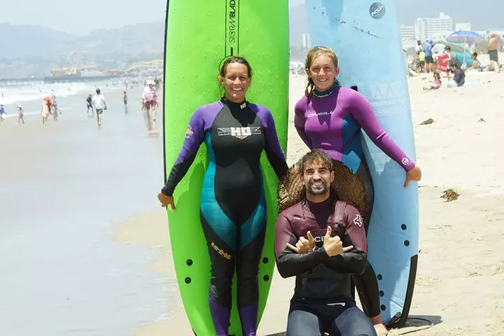 2h of Private Surf Lesson for Beginners in Santa Monica