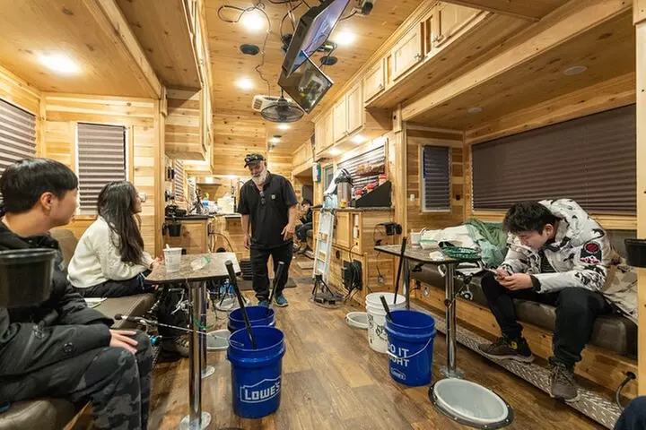 Ice Fishing Adventure in RV with Transportation - Primary Image