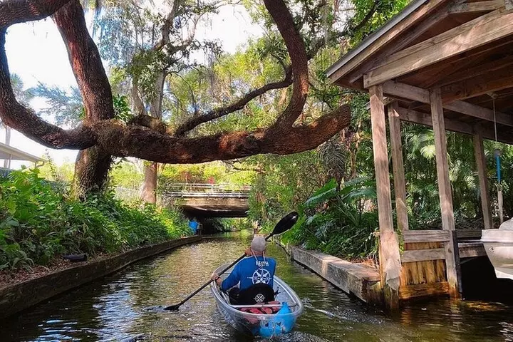 Winter Park Chain of Lakes Day Time Clear Kayak Paddle