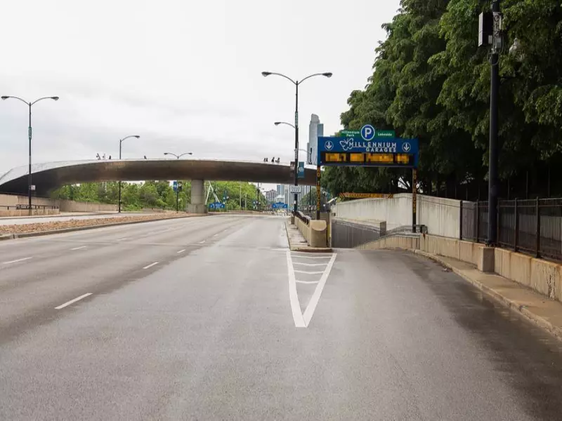 Parking at Millennium Park - Underground Entrance