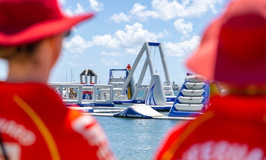 Image 12: GC Aqua Park 50 Minute Inflatable Water Park Activity, Southport