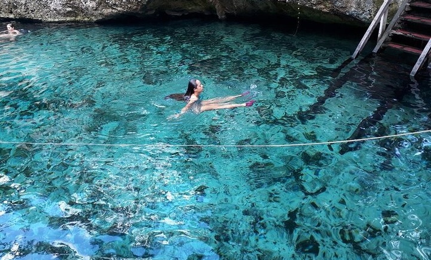 Image 6: Sacred Waters: 3 Cenotes & Hidden Lagoon from Cancun