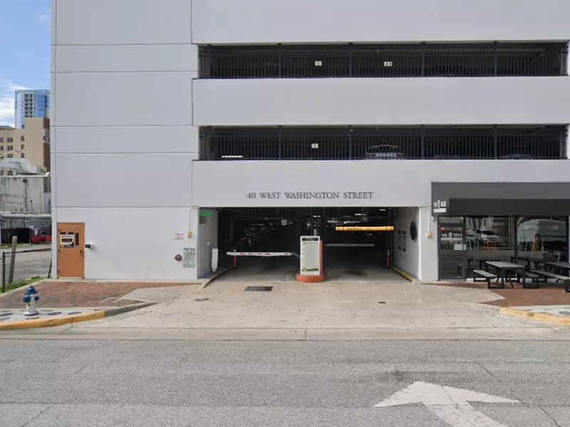 Parking at 20 N. Orange Ave. Garage