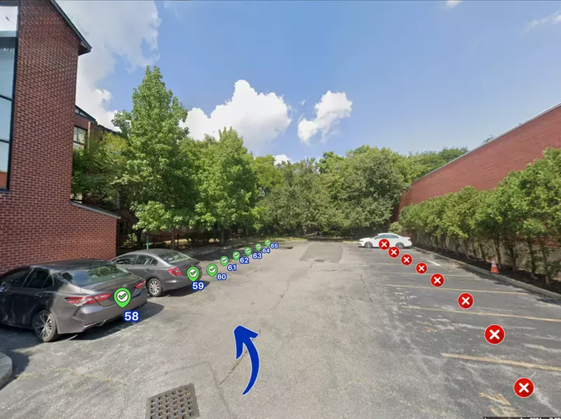 Parking at 373 Highland Ave. Lot - Spots #58, 59, 60, 61, 62, 63, 6...