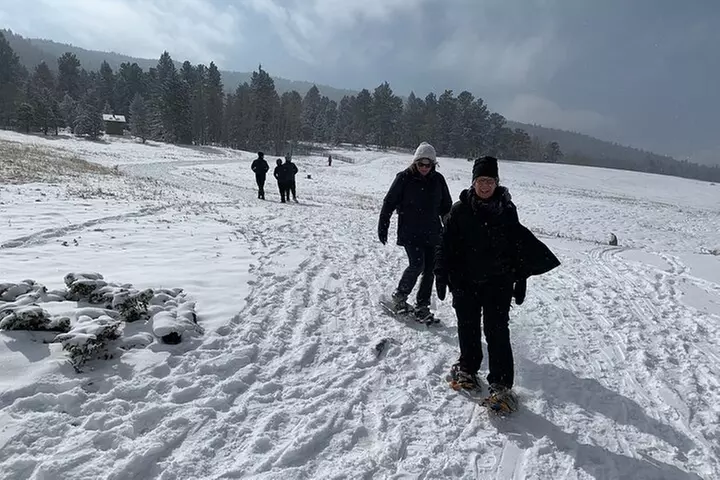 Snowshoeing Adventure in the Rocky Mountains Close to Denver