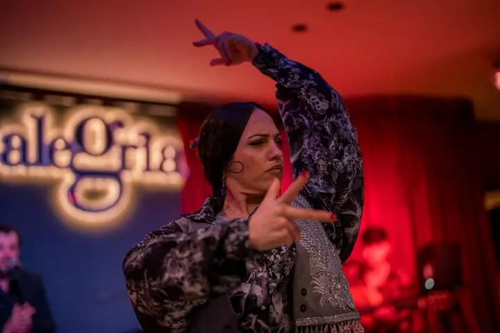 Espectáculo auténtico de flamenco. Alegria y gastronomia Málaga