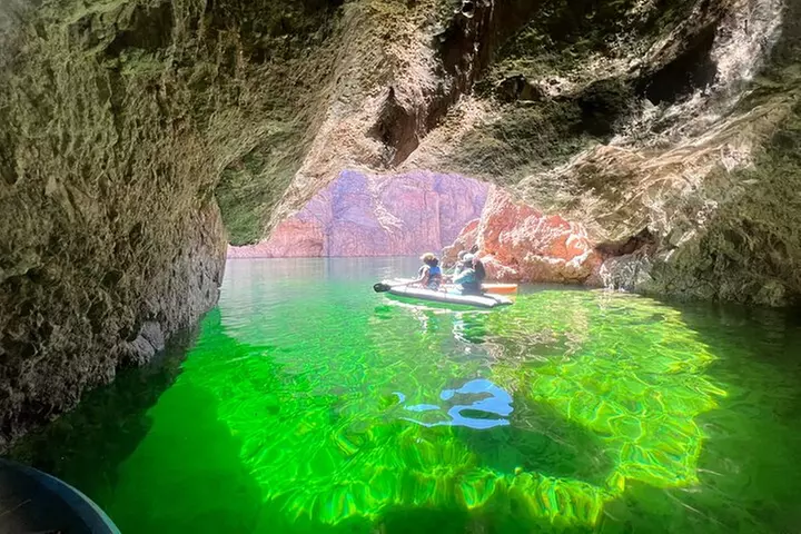 Emerald Cave Kayak Tour with Wildlife, Swim & Shuttle Option