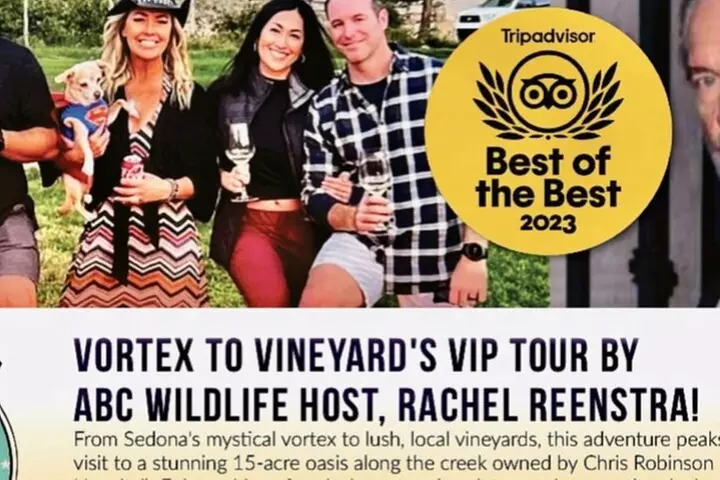 Vortex to Vineyards by ABC wildlife host Rachel Reenstra