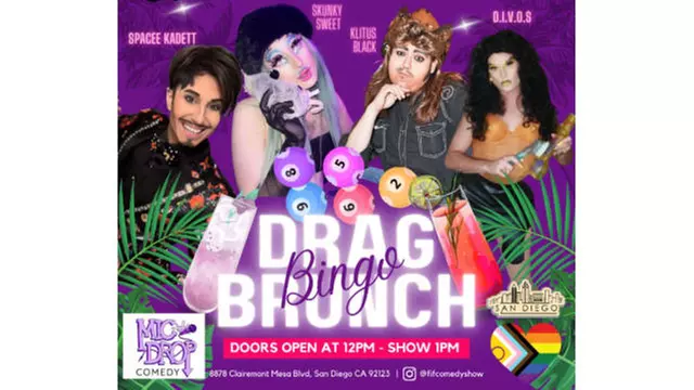 Comedy Bingo Drag Brunch - Sunday, Aug 27, 2023 / 2:00pm - Primary Image