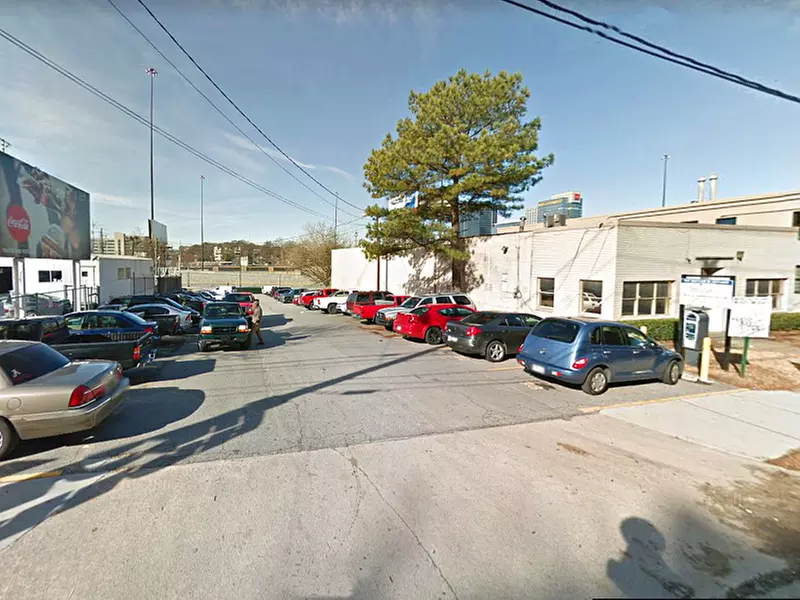 Parking at 1200 Spring St. NW.