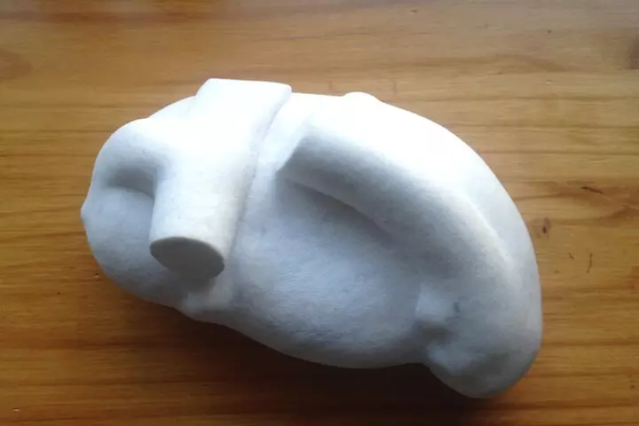 Talla de piedra en Cercedilla/Madrid