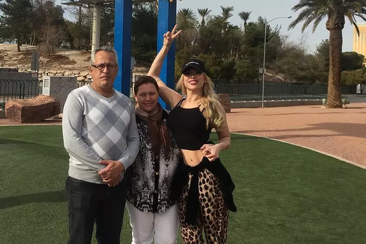 California Desert, Seven Magic Mountains and Las Vegas Sign