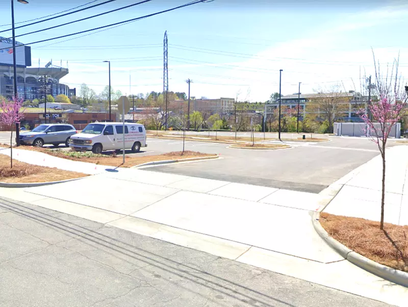 Parking at Community Matters Cafe Lot