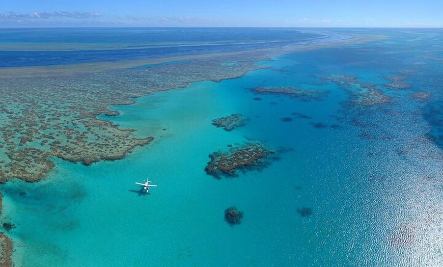 Image 9: Panorama - Reef & Whitehaven Beach Seaplane Tour