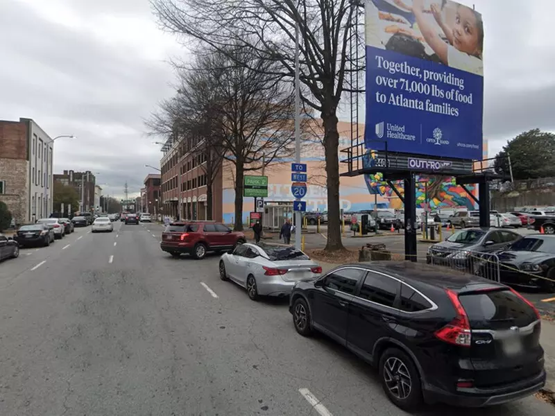 Parking at 126 Mitchell St. SW. Lot