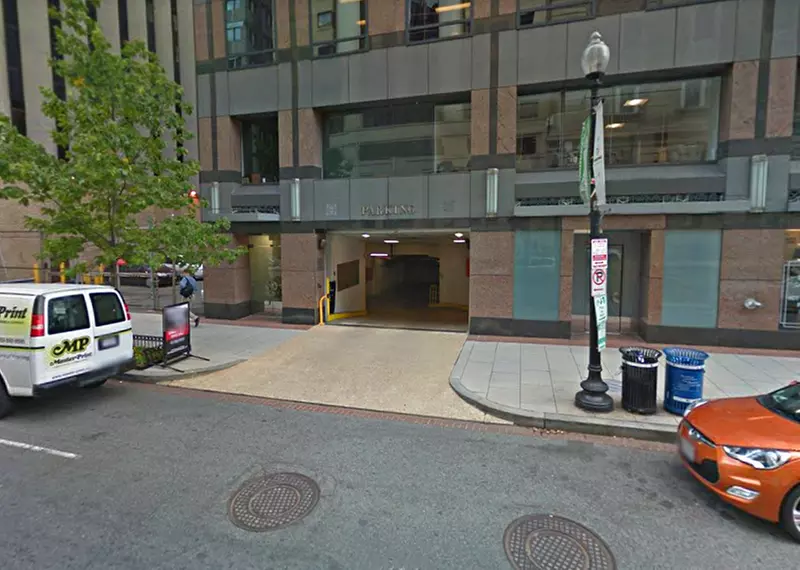 Parking at 1250 H St. NW. Garage